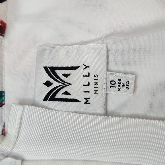 Milly Minis Girls Cherry Eden Cold Shoulder Summer Dress Size 10 ~ EUC - Picture 9 of 11